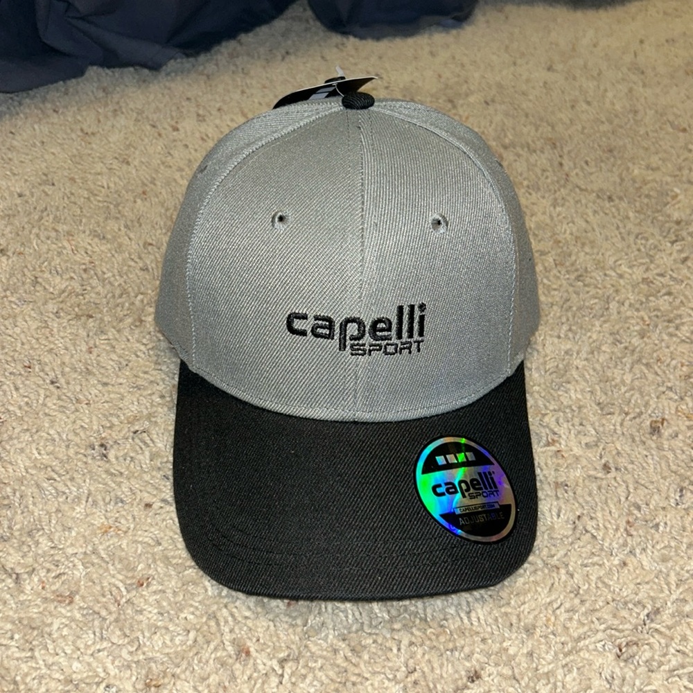 CAPELLI DARK GREY/BLACK ADULT CAP